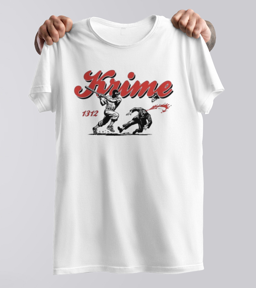 Krime 1312 Take A Swing Dynamic Action Pose T-Shirt