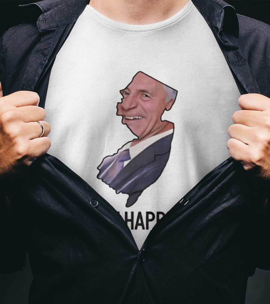 New Jersey Map Caricature Chit Happens T-Shirt