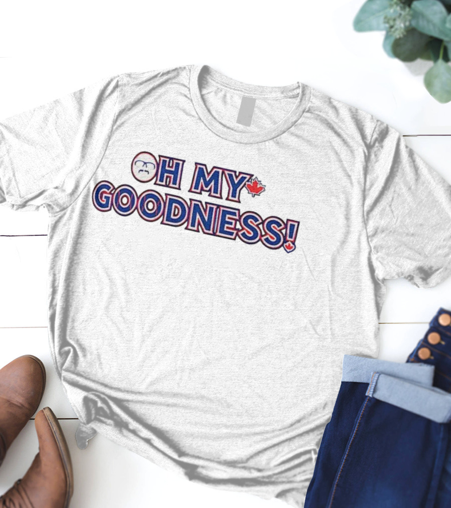 Oh My Goodness Blue Jays Canada Emblem T-Shirt