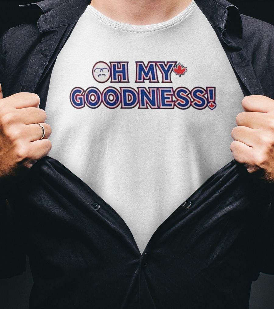 Oh My Goodness Blue Jays Canada Emblem T-Shirt