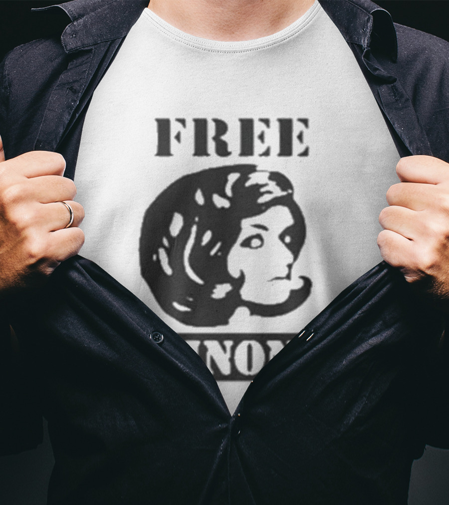 Free Winona Ryder Retro Stencil Style T-Shirt