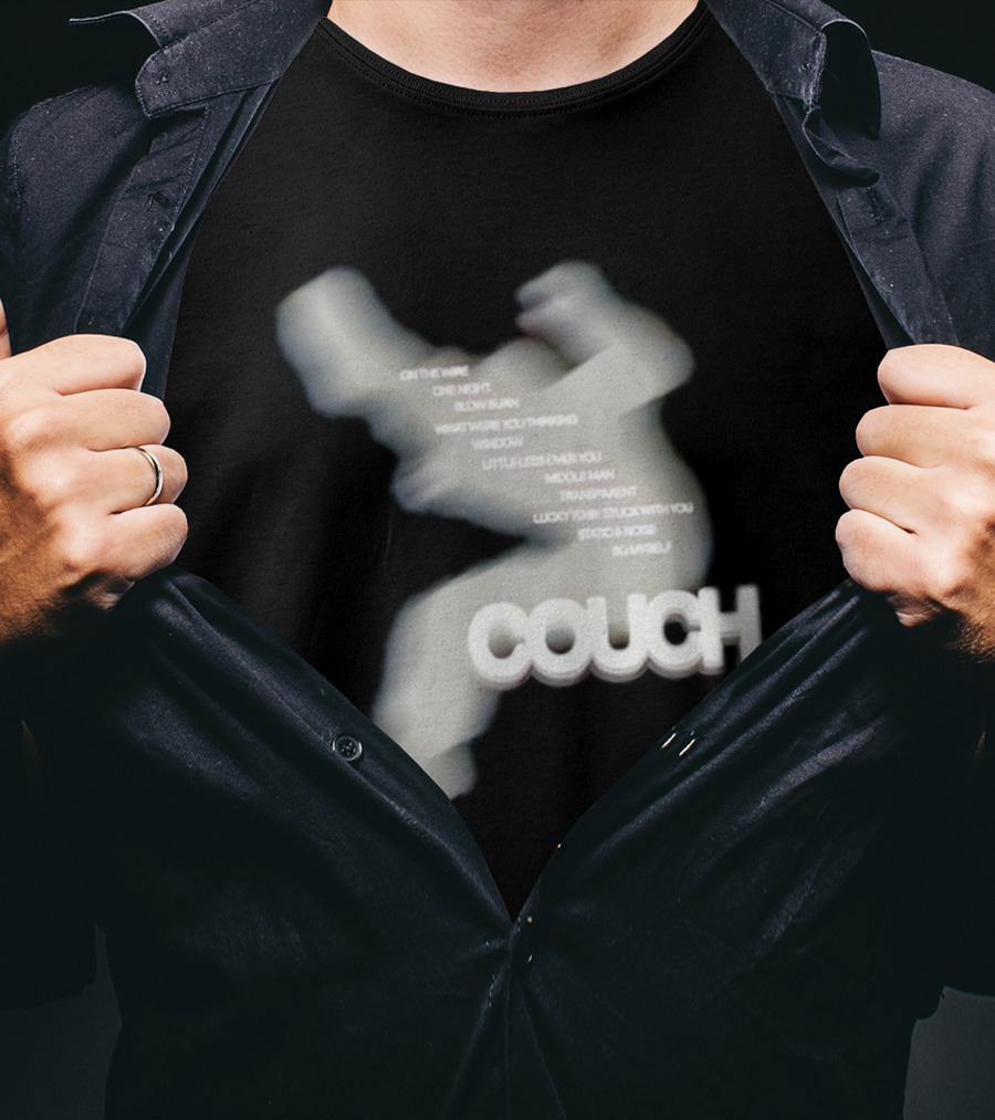 Couch Tracklist On The Wire One Night Slow Burn Middle Man Stuck In Noise T-Shirt