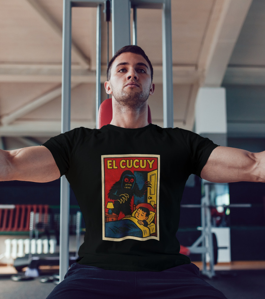 El Cucuy Latin Folklore Boogeyman Retro Comic Cover Nighttime Fright T-Shirt