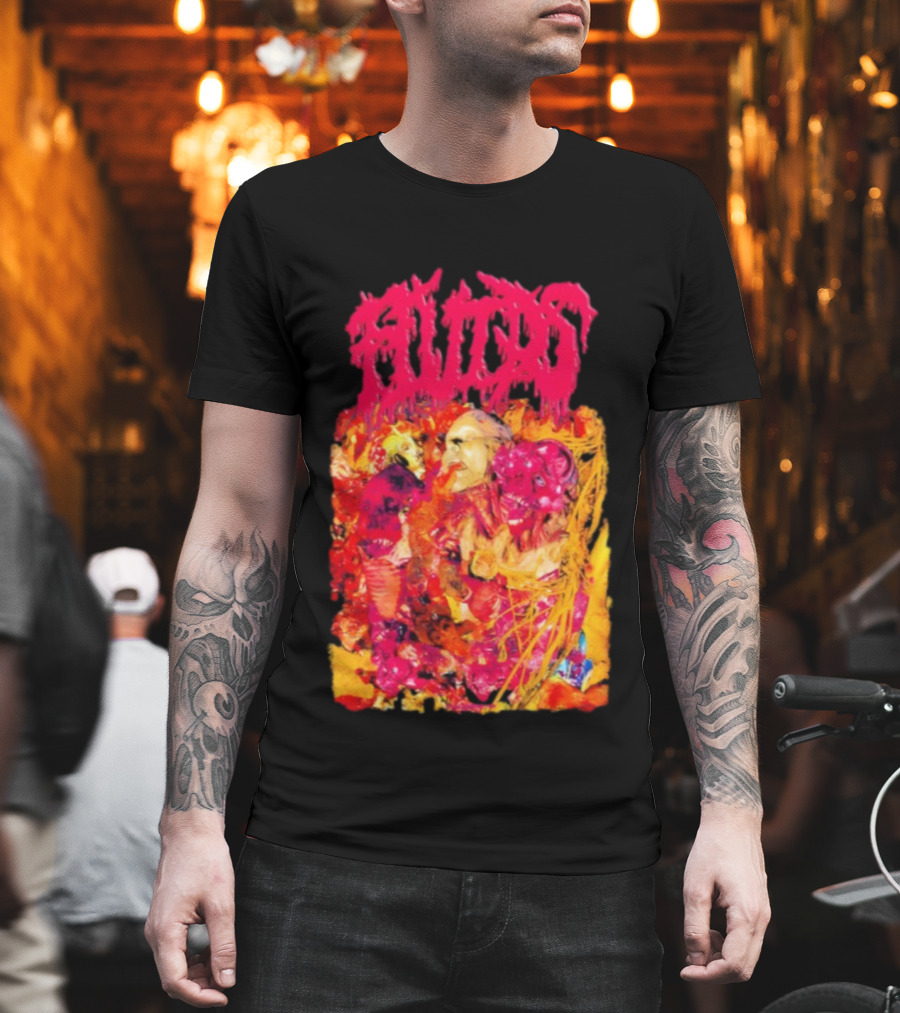 Fluids Ignorance Exalted Surreal Horror Illustration T-Shirt