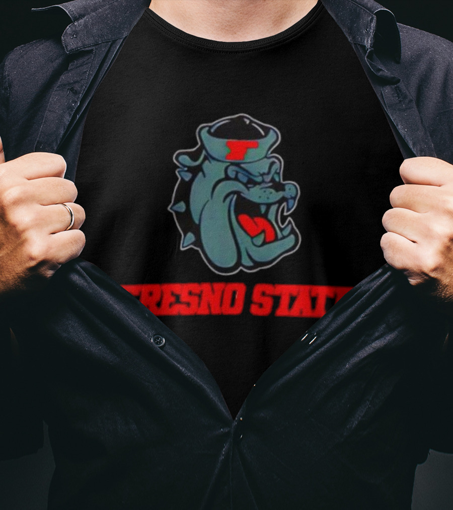 Fresno State Bulldogs California State University Mascot T-Shirt