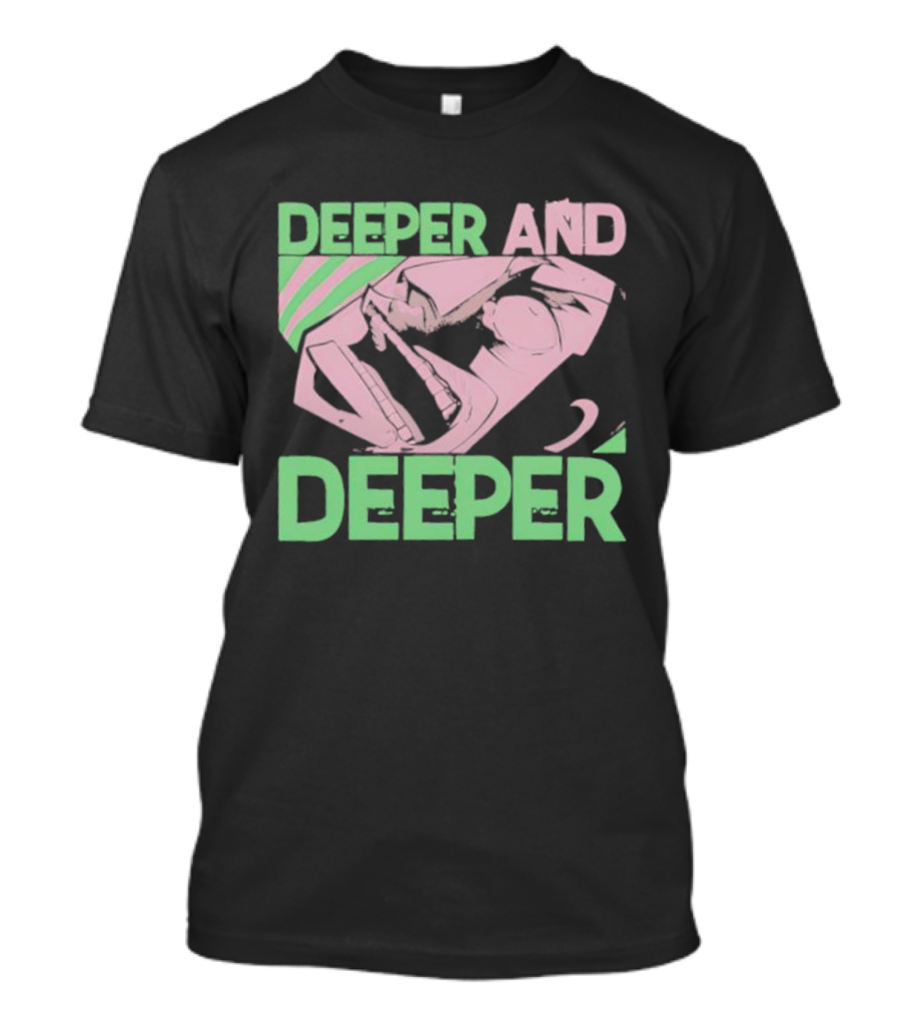 Gyakkyou Burai Kaiji Hakairoku-hen Deeper And Deeper Manga Art T-Shirt