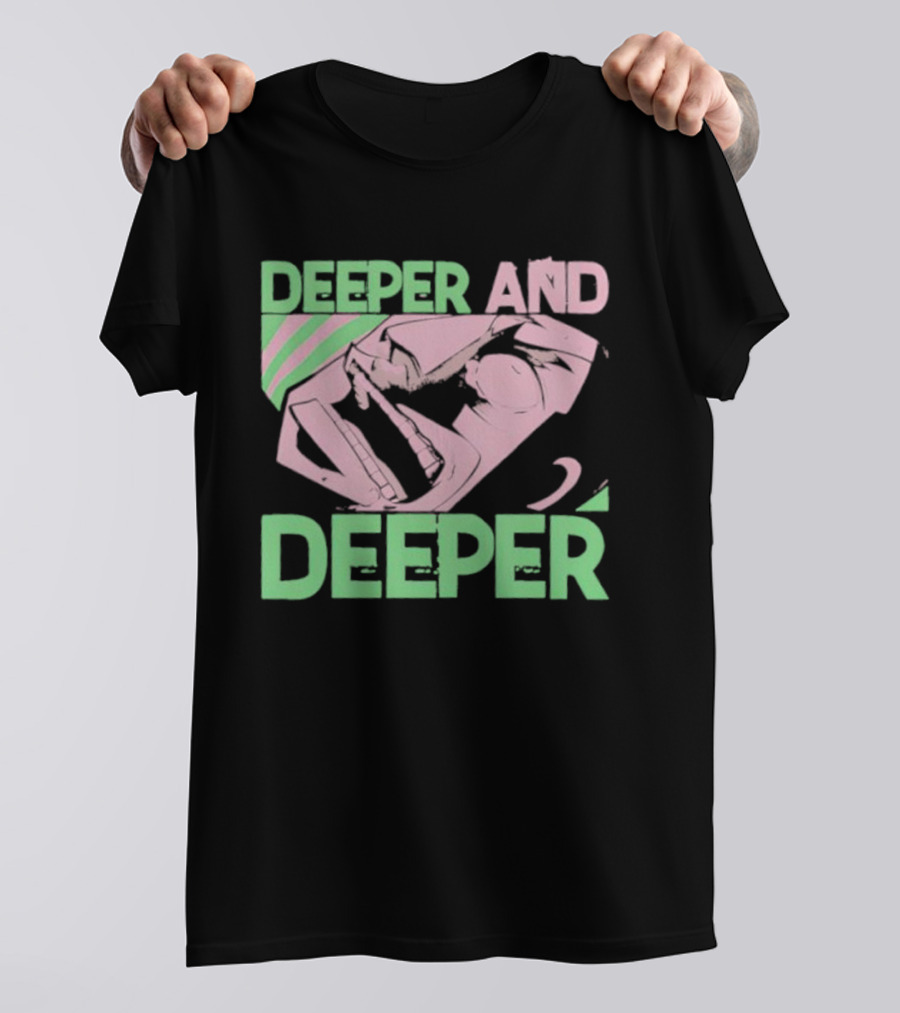 Gyakkyou Burai Kaiji Hakairoku-hen Deeper And Deeper Manga Art T-Shirt