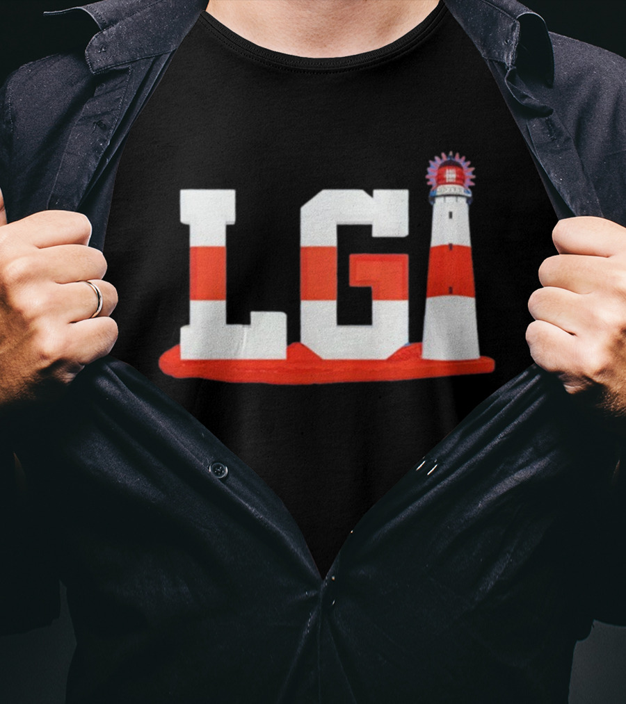 LGI Let's Go Islanders Lighthouse Emblem T-Shirt