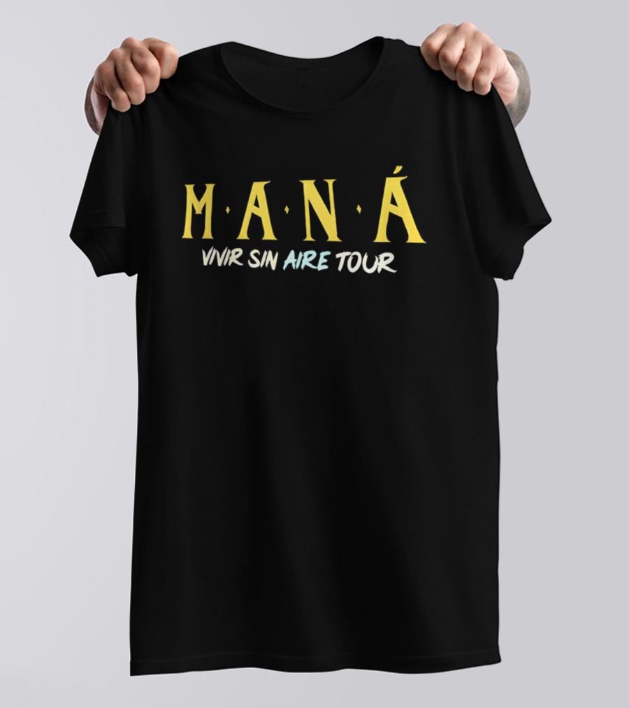 Maná Vivir Sin Aire Tour 2025 T-Shirt