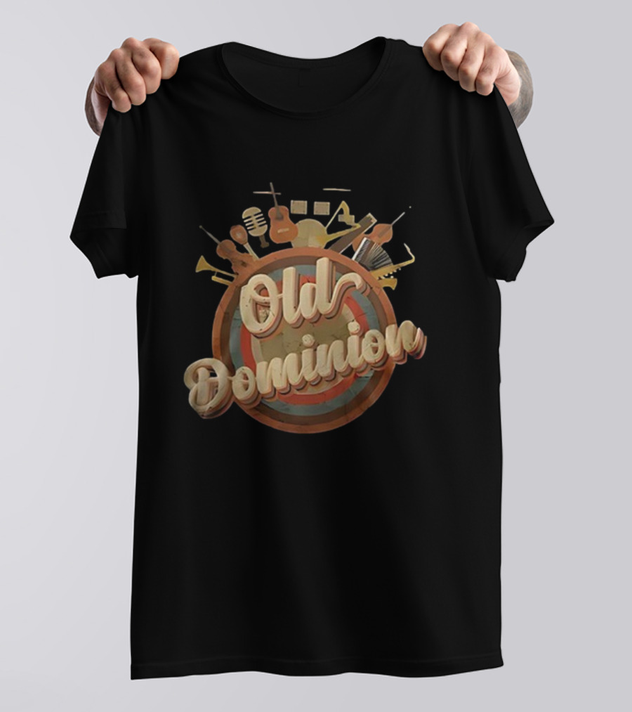 Old Dominion How Good Is That World Tour Vintage Instruments T-Shirt