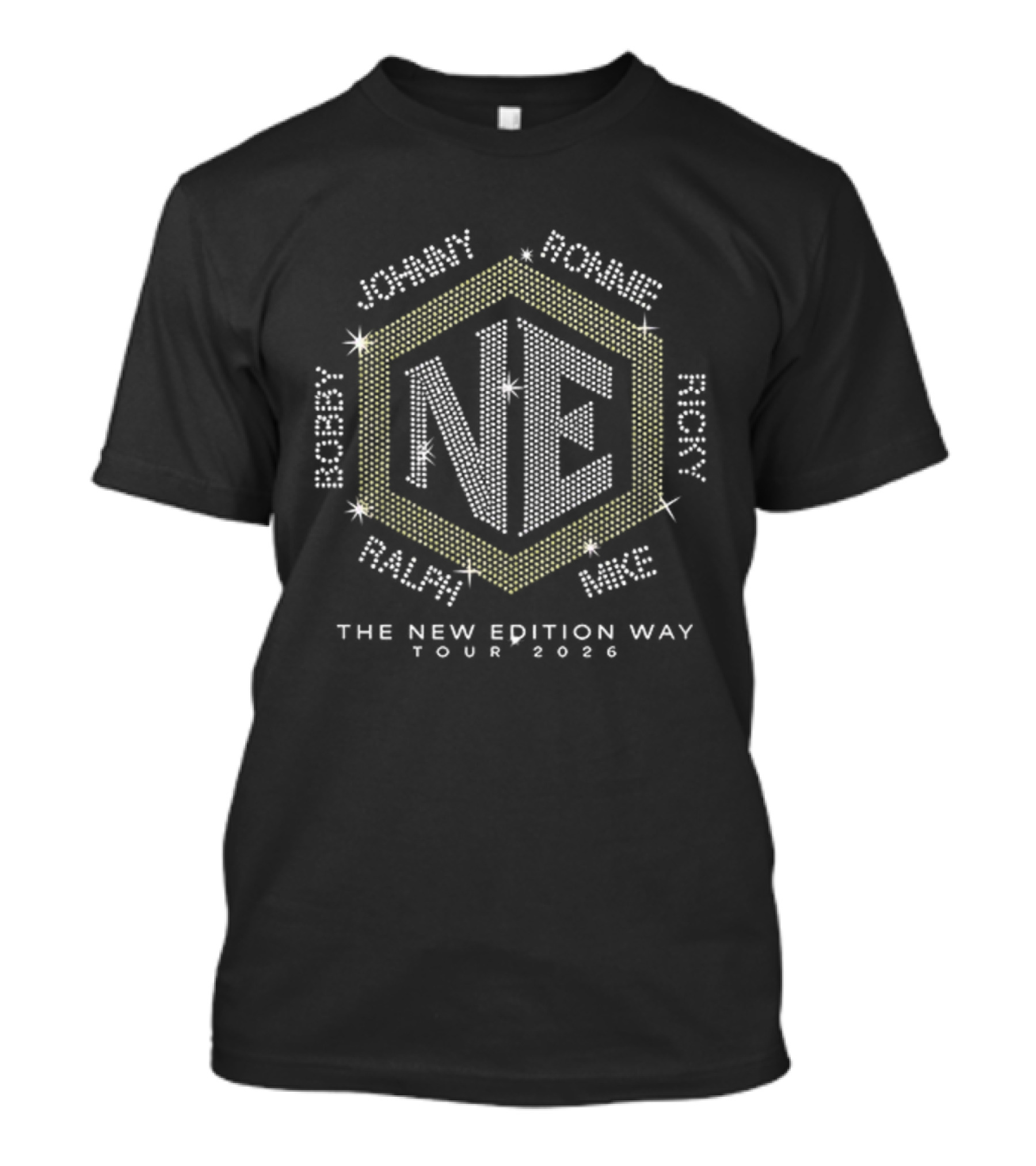The New Edition Way NE 4 Life Tour 2026 Bobby Johnny Ralph Ronnie Ricky Mike T-Shirt