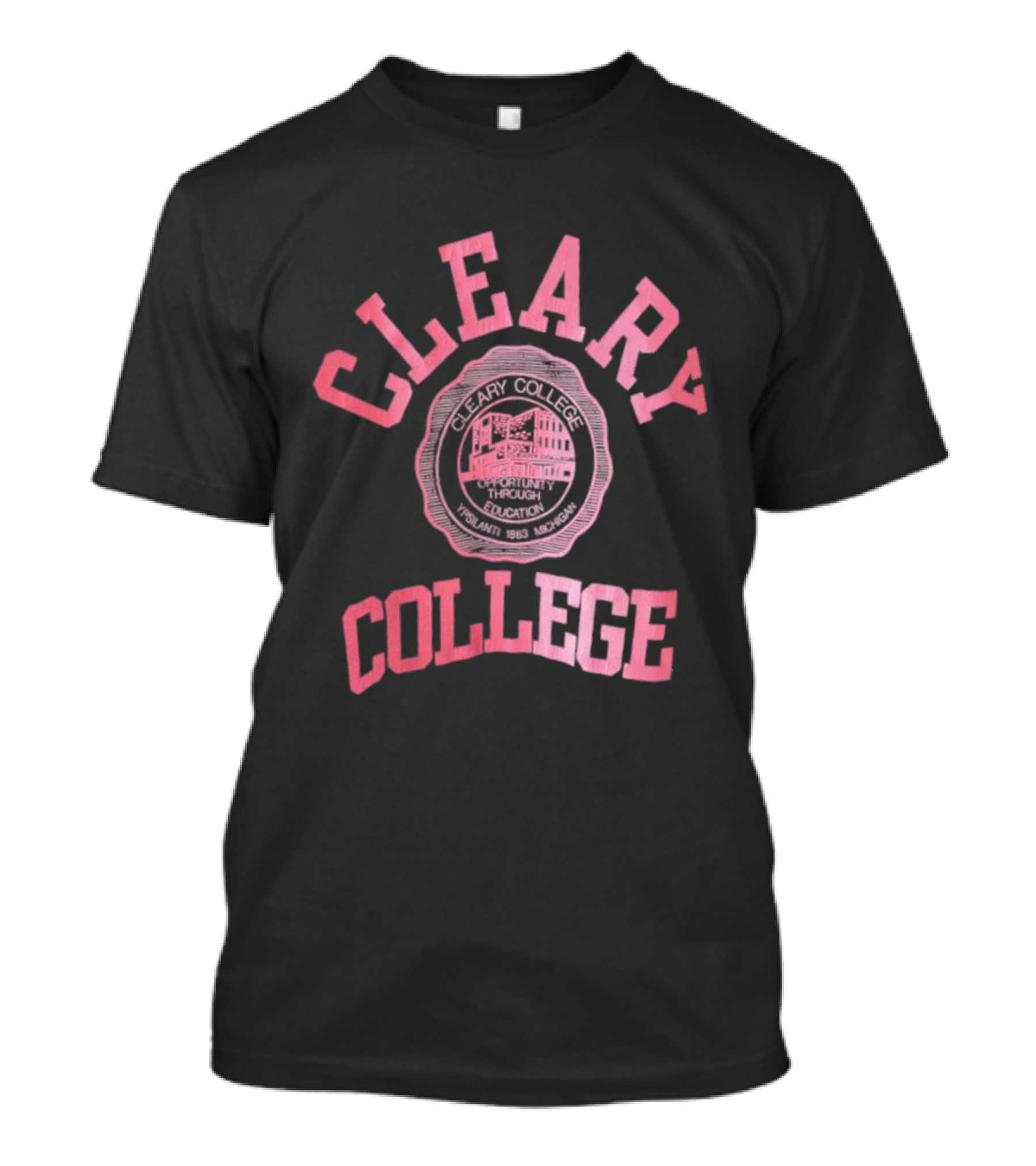 Cleary College Ypsilanti Michigan Opportunity Through Education 1983 T-Shirt