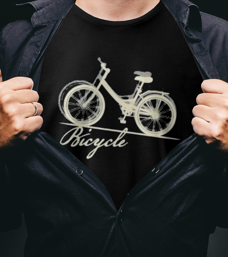 Bicycle Life & Beth John Retro Style T-Shirt
