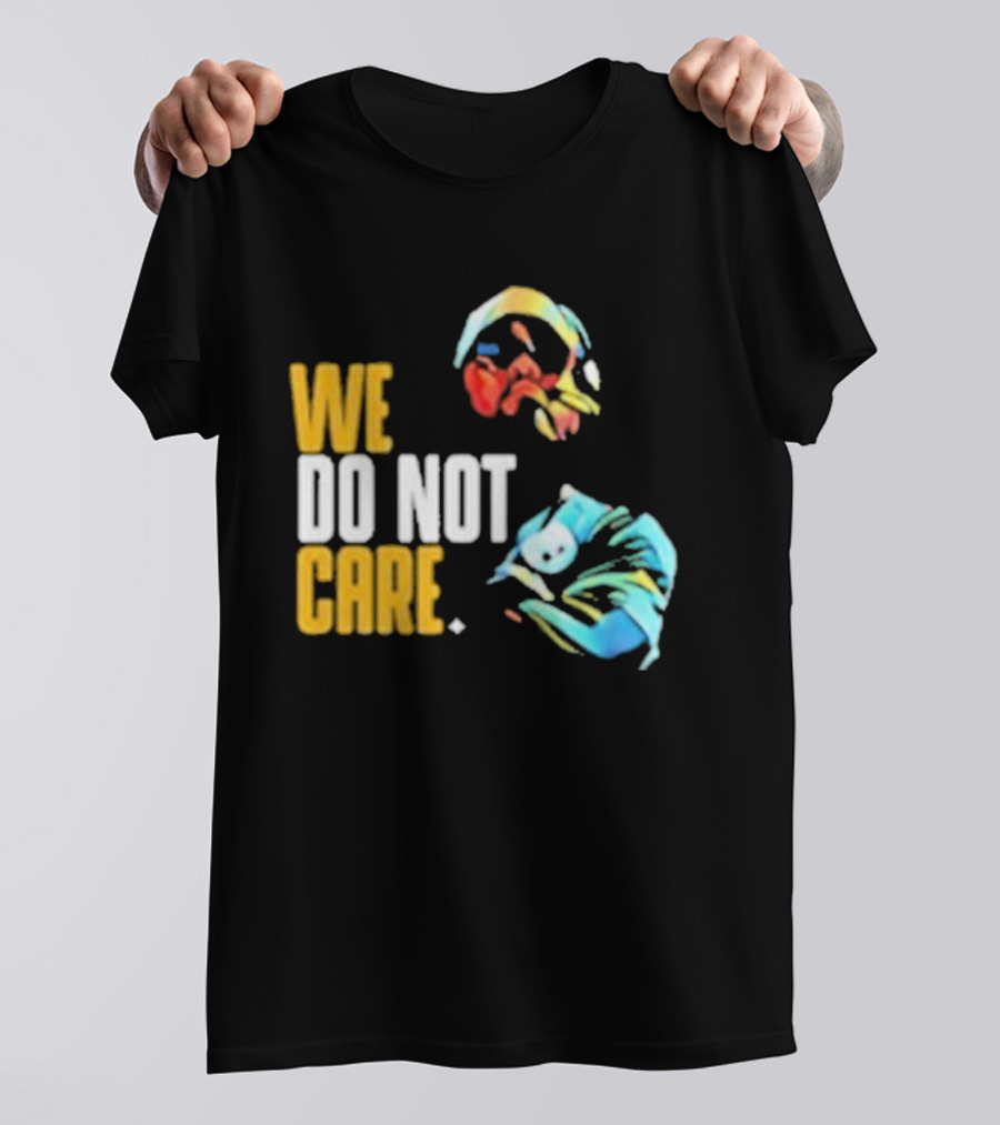 Pittsburgh Steelers We Do Not Care Abstract Art Style T-Shirt
