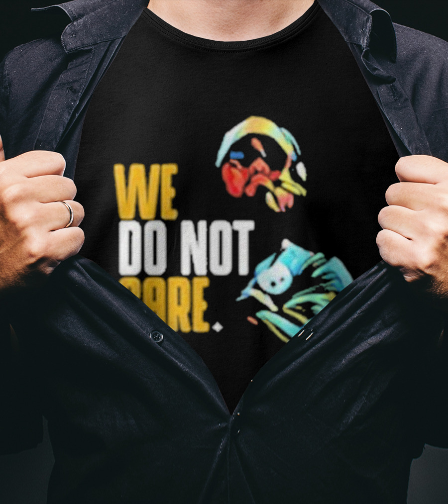 Pittsburgh Steelers We Do Not Care Abstract Art Style T-Shirt