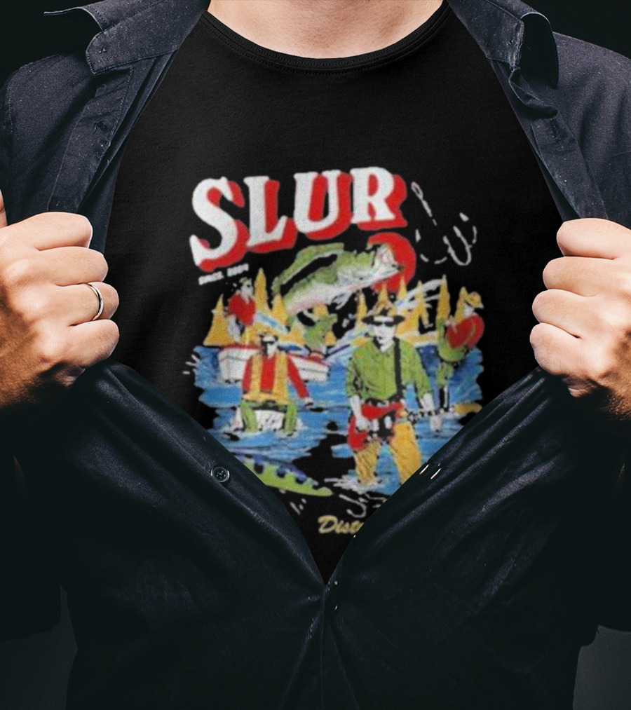 Slur Distortion Valley River Adventure Band Surprise T-Shirt