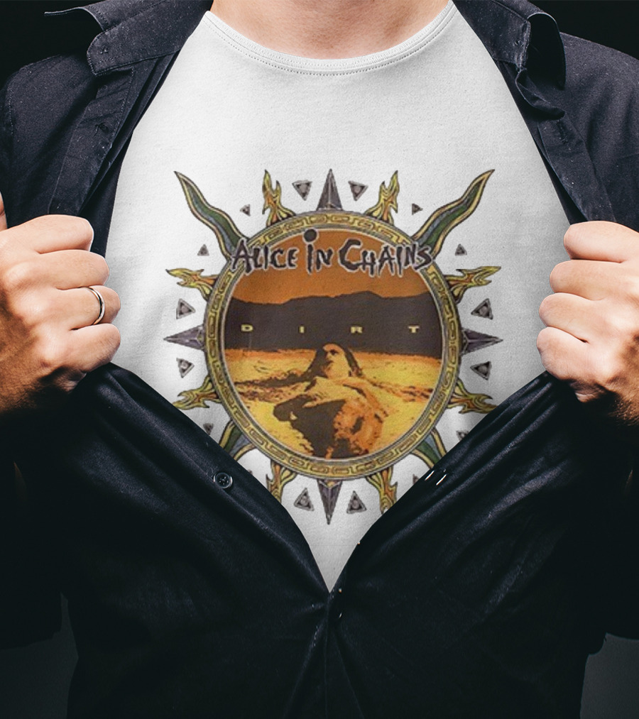Alice In Chains Dirt Sunburst Desert Scene T-Shirt