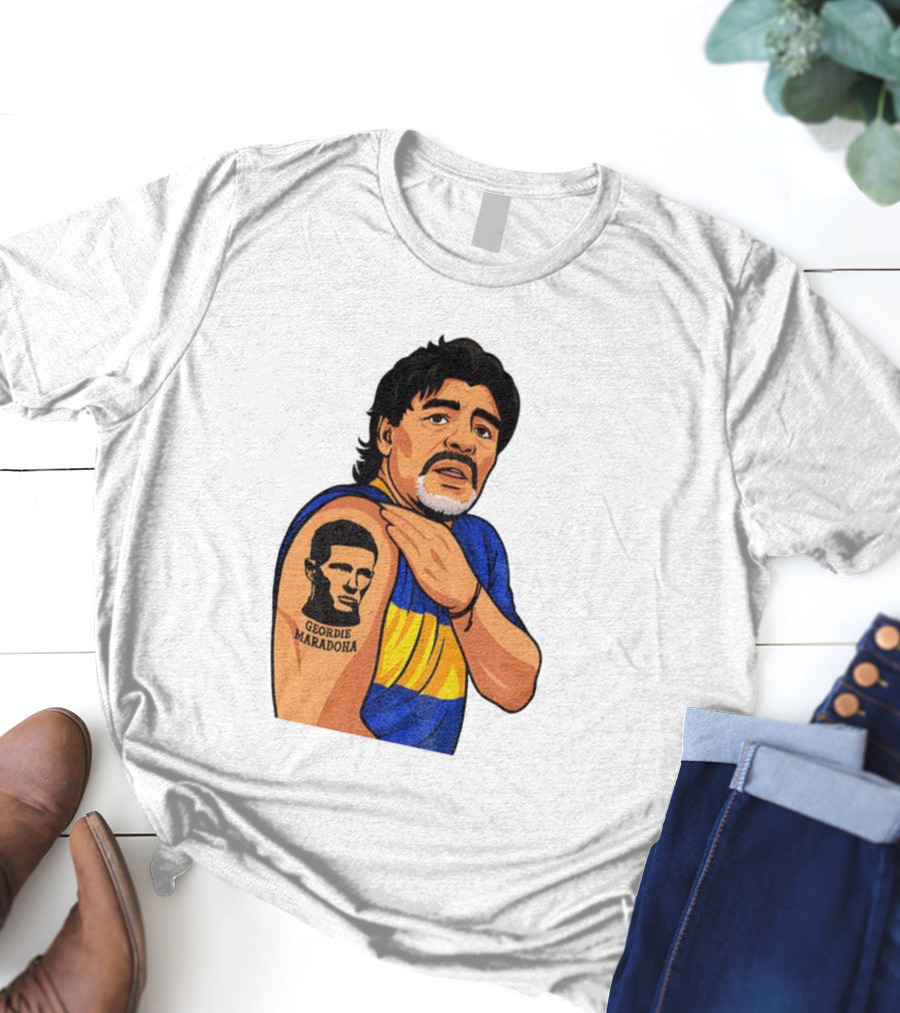 Elliot Anderson Geordie Maradona Tattoo Icon Illustration T-Shirt