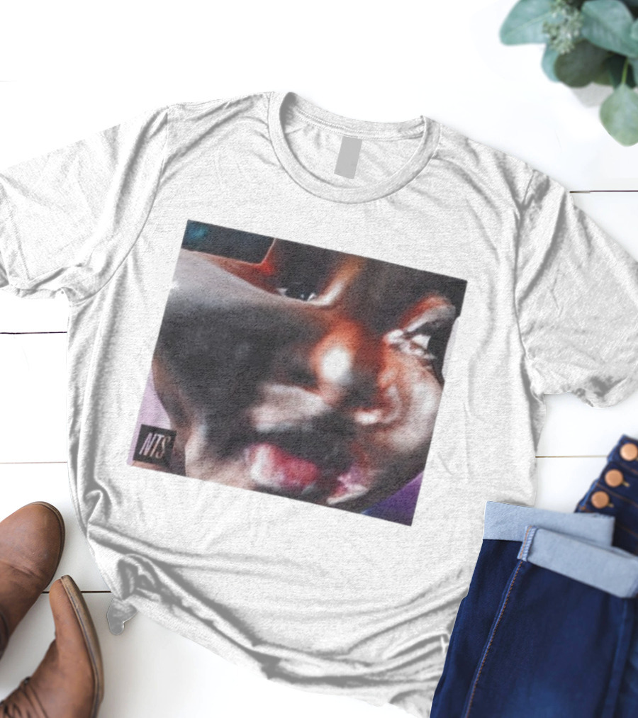 Frank Dorrey NTS Squish Face Distorted Portrait T-Shirt