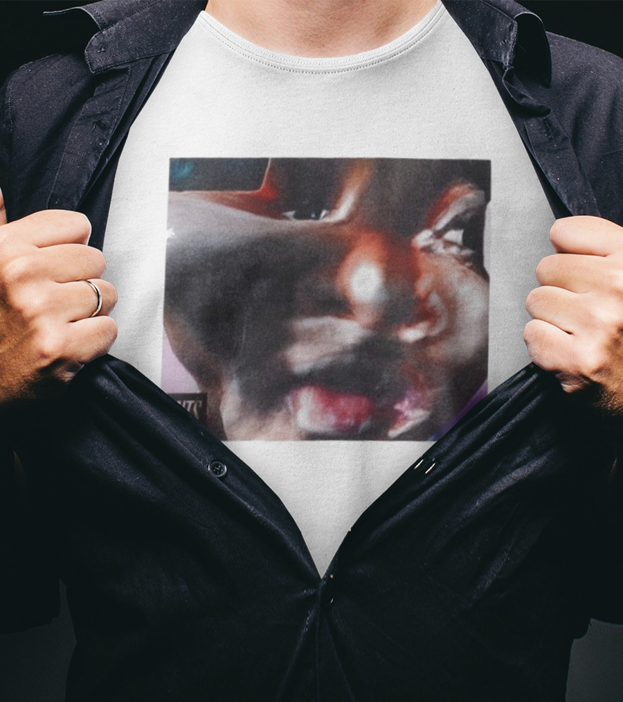 Frank Dorrey NTS Squish Face Distorted Portrait T-Shirt