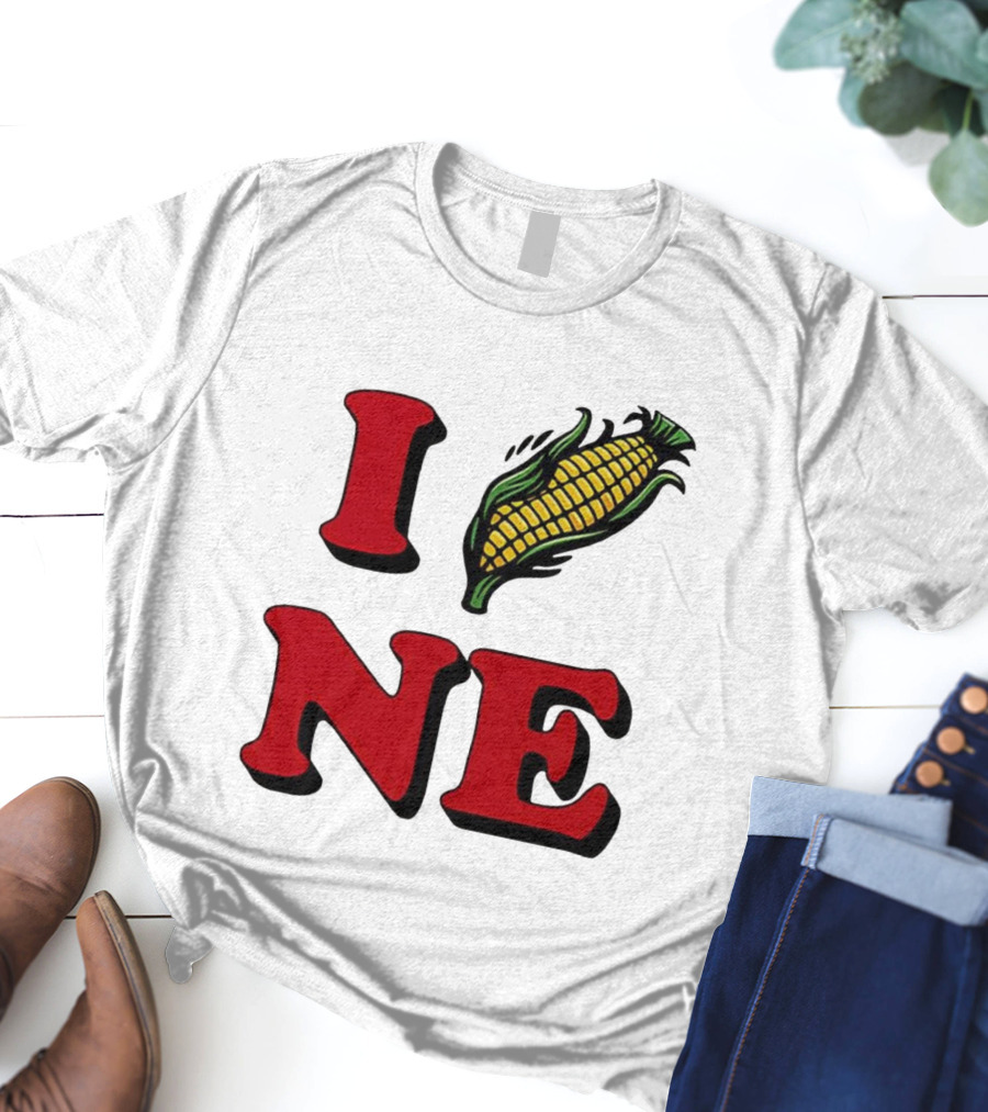 I Corn Ne University Of Nebraska Cornhuskers T-Shirt