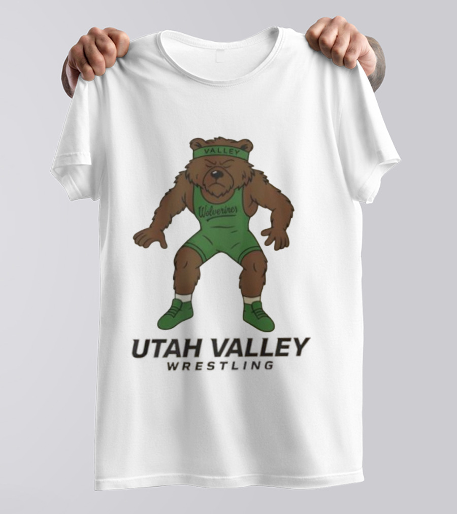 Utah Valley Wrestling Wolverines Bear Willy T-Shirt