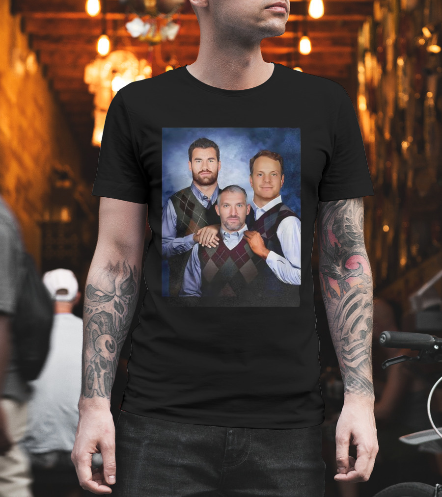 Alexander Ovechkin Tom Wilson John Carlson Step Brothers Portrait T-Shirt