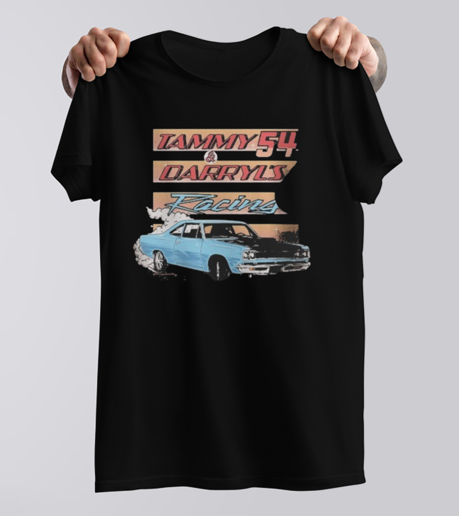 Tammy 54 Darryl's Racing Vintage Car Chelcie Lynn Trailer Trash Tammy T-Shirt