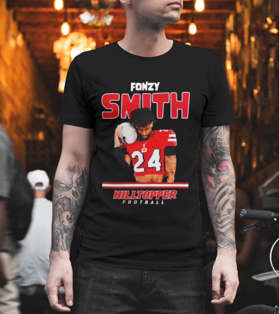 Fonzy Smith 24 Western Kentucky Hilltopper Football T-Shirt