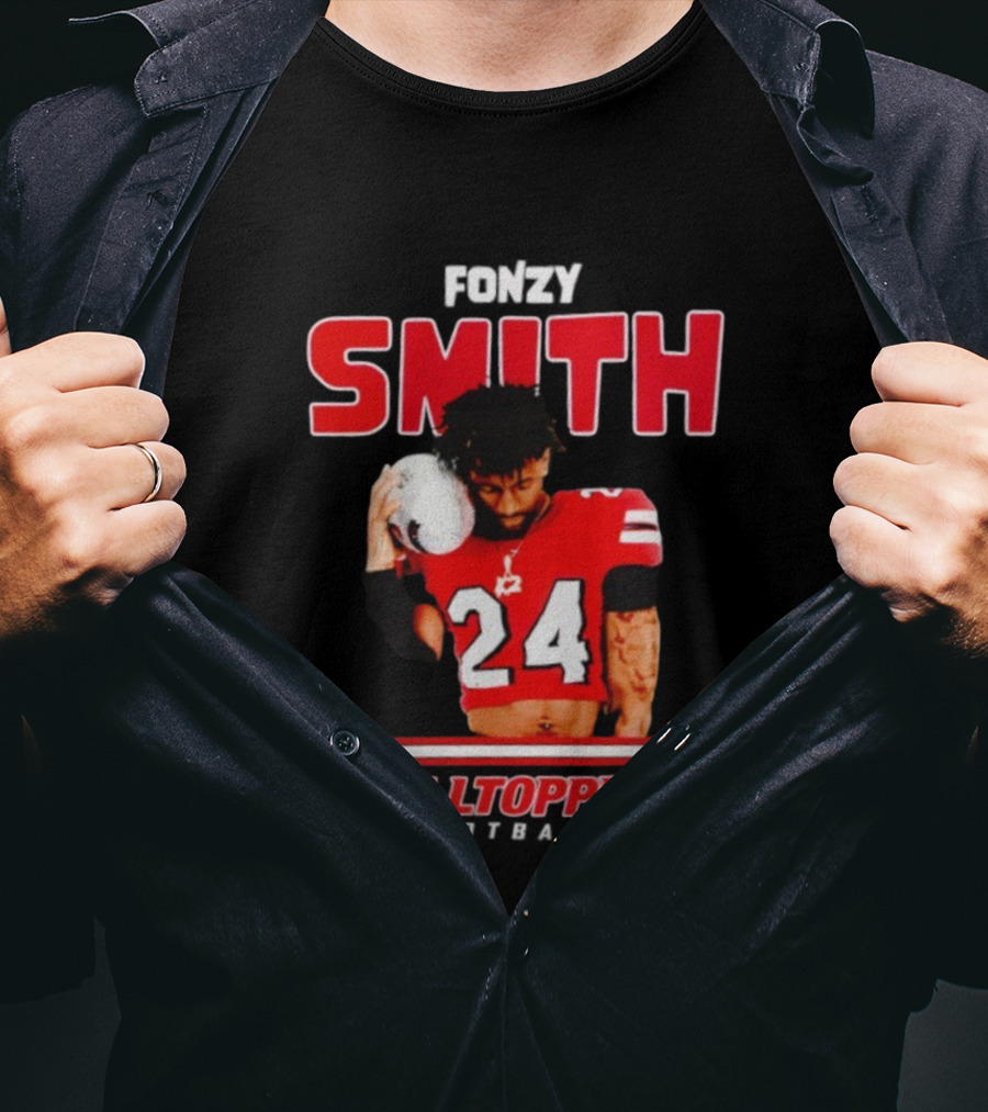 Fonzy Smith 24 Western Kentucky Hilltopper Football T-Shirt