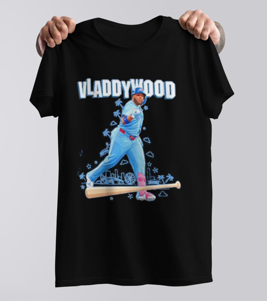 Vladdywood Vladimir Guerrero Jr. Toronto Blue Jays MLB Baseball Player Iconic Style T-Shirt
