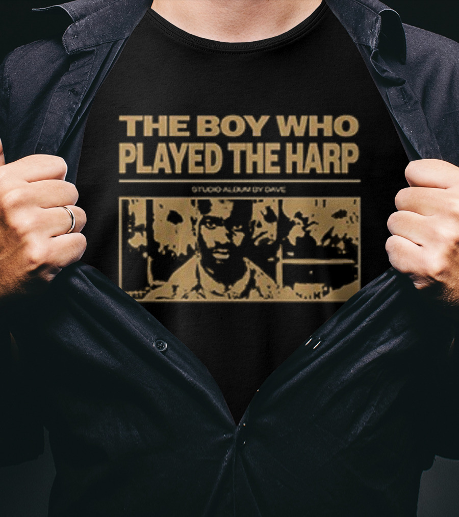 The Boy Who Played The Harp Vintage Retro Style T-Shirt