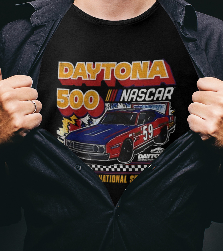Daytona 500 NASCAR Race Car 59 Daytona International Speedway T-Shirt