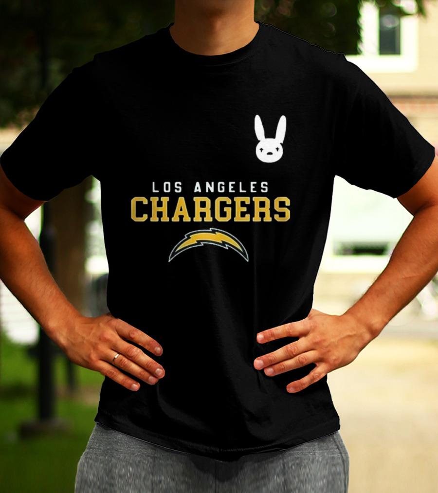 Los Angeles Chargers DTMF Bad Bunny Collaboration T-Shirt