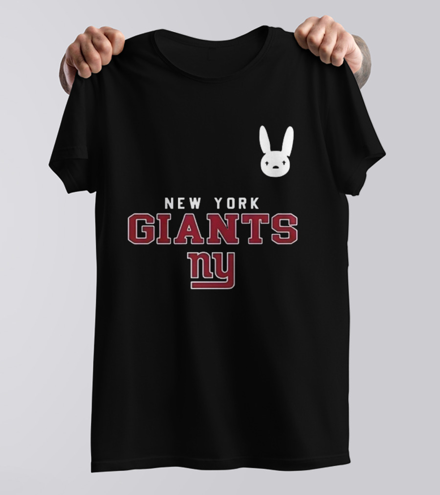New York Giants NY DTMF Bad Bunny Collaboration T-Shirt