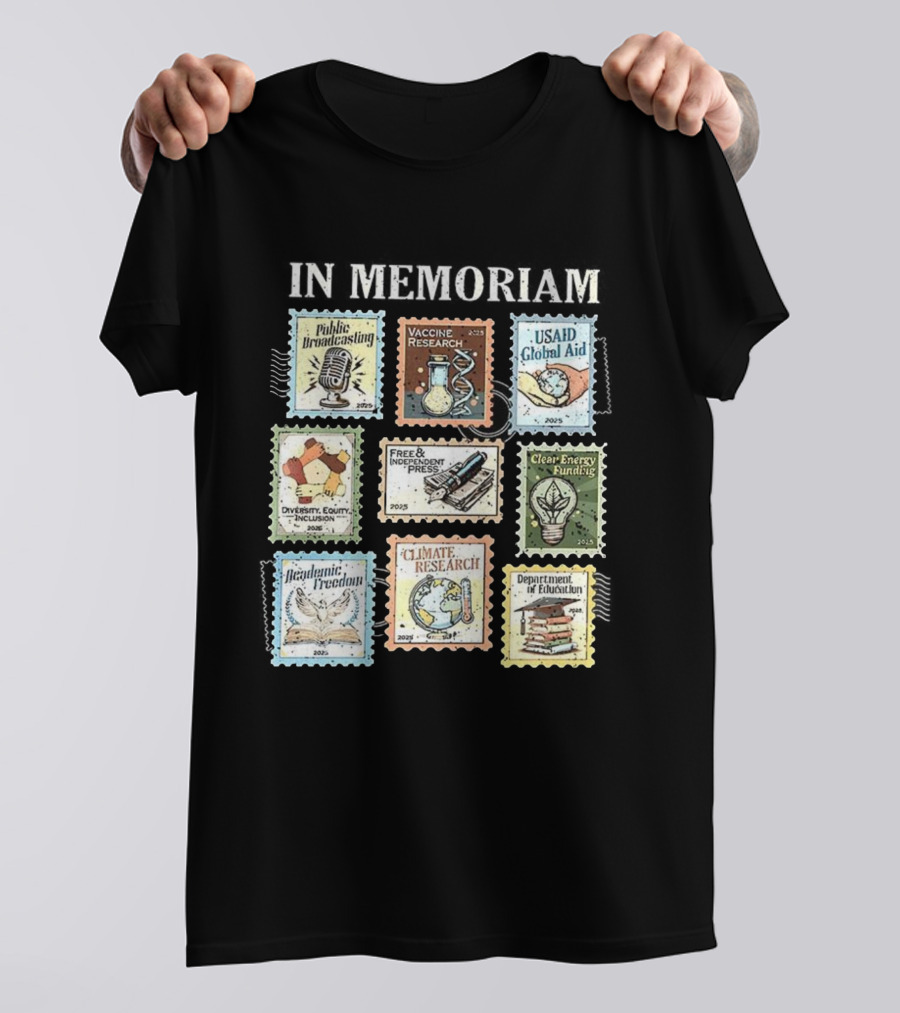 USAID Global Aid Diversity Equity Inclusion Free Independent Press Clear Energy Funding Academic Freedom Climate Research Department Of Education T-Shirt