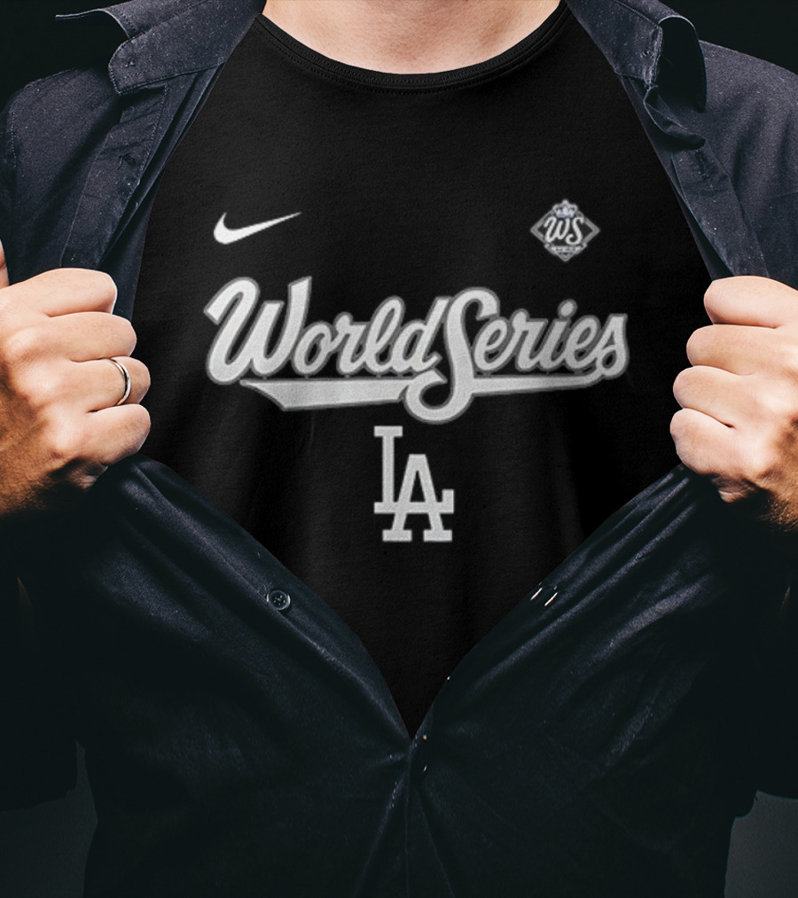 Los Angeles Dodgers 2025 World Series Authentic Collection LA WS T-Shirt