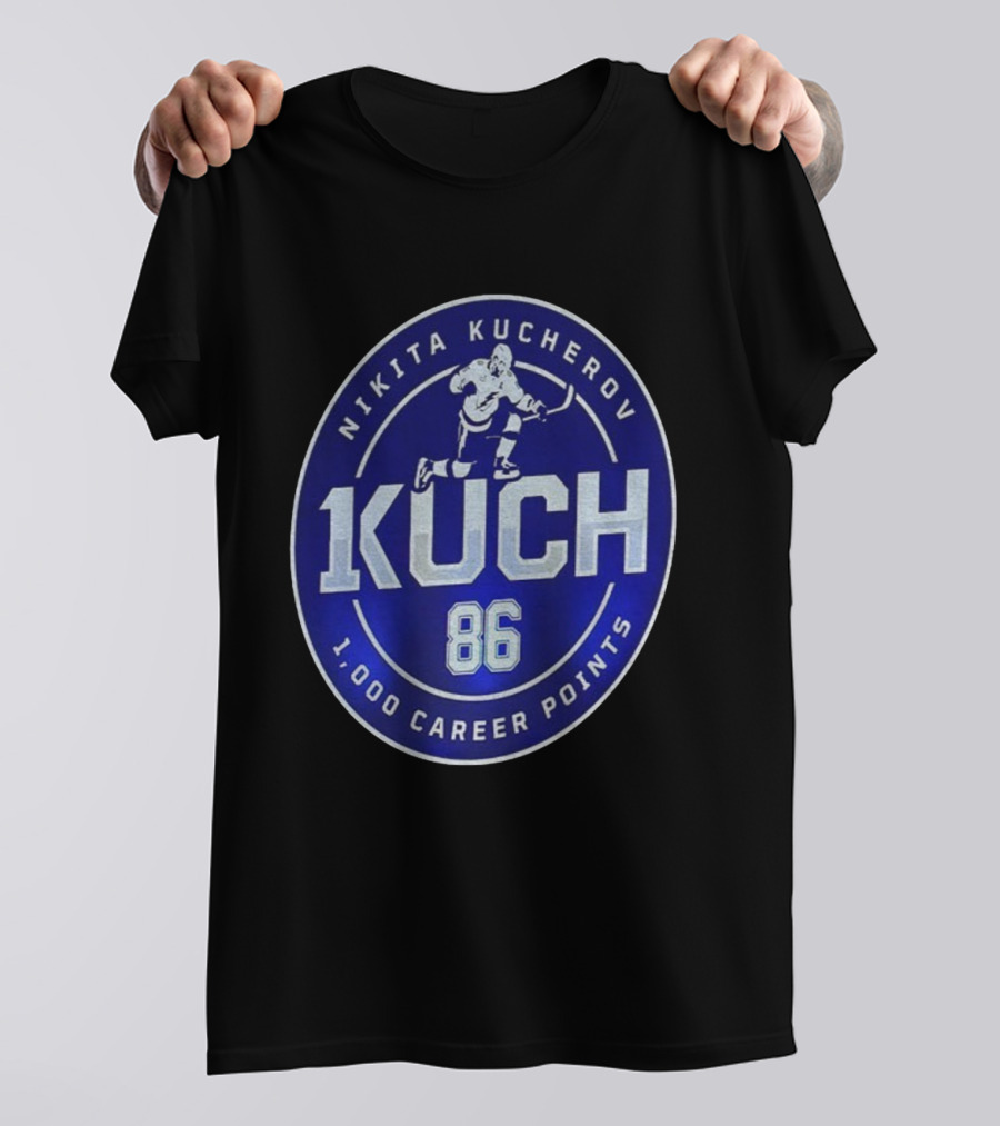 Nikita Kucherov KUCH 86 1000 Career Points T-Shirt