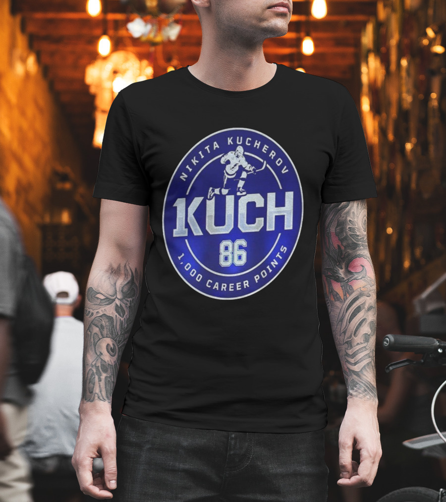 Nikita Kucherov KUCH 86 1000 Career Points T-Shirt