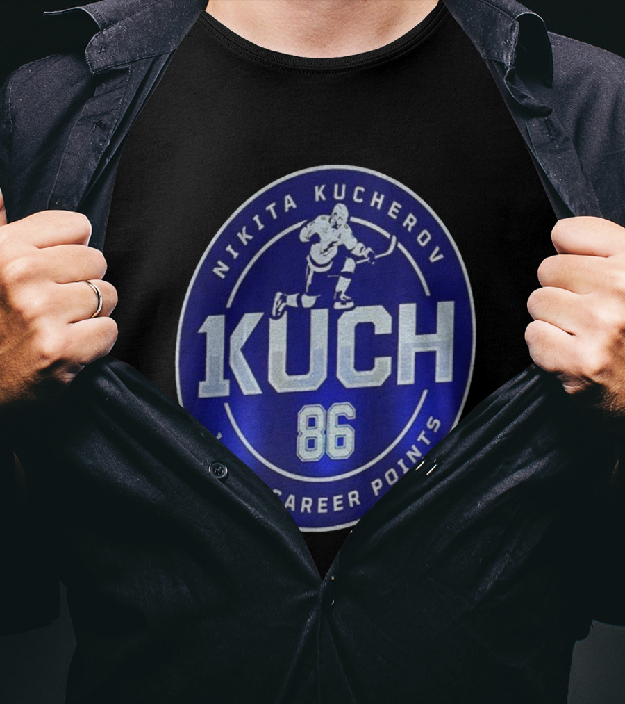 Nikita Kucherov KUCH 86 1000 Career Points T-Shirt