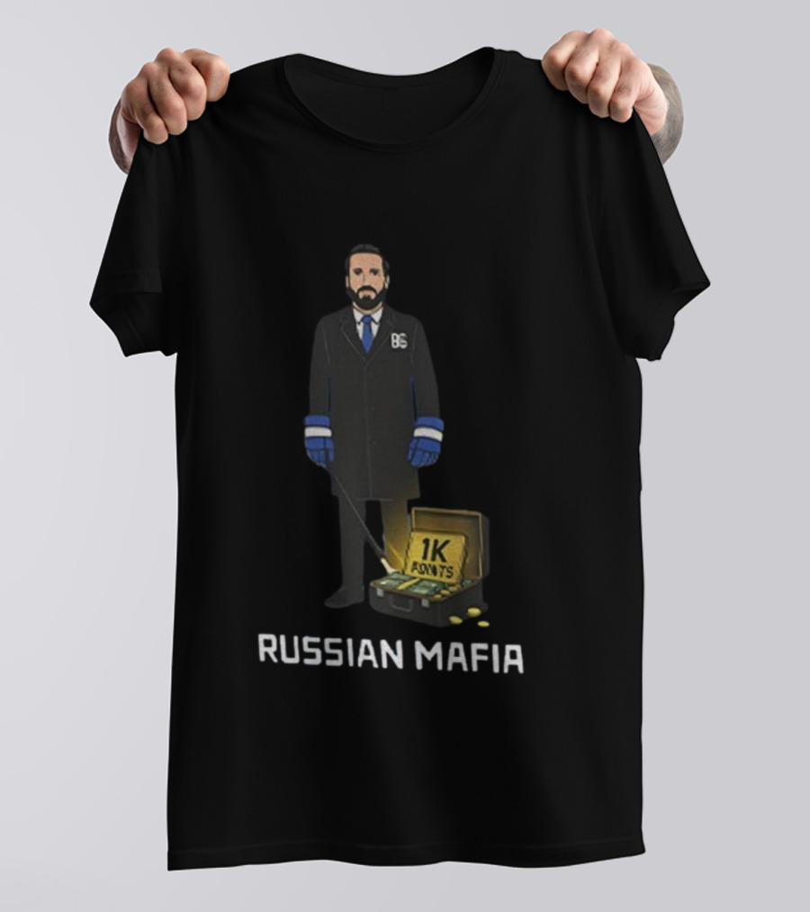 Russian Mafia Nikita Kucherov 1K Points Milestone Tampa Bay Lightning T-Shirt