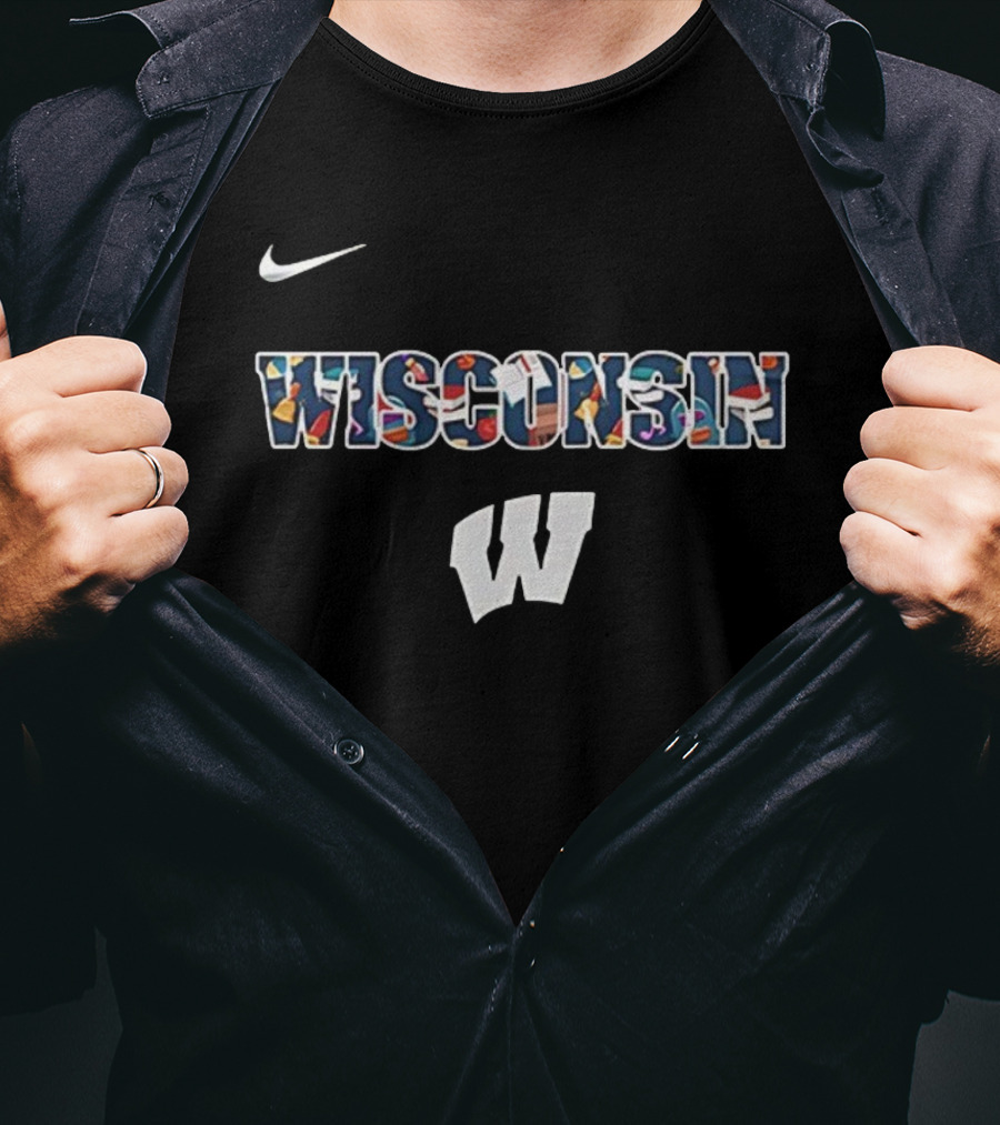 Nike Wisconsin W Badgers Teacher Teach Love Inspire Appreciation 2025 T-Shirt
