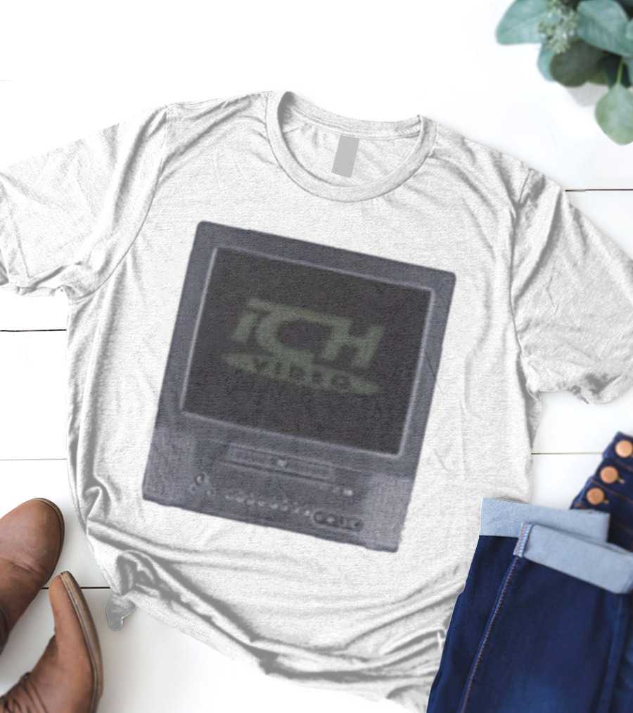 ICHpig Vintage TV Screen Iconic Design T-Shirt
