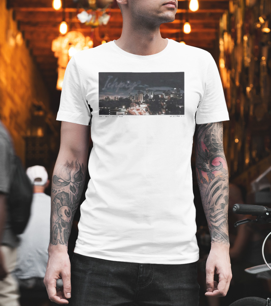 Ichpig Skyline Urban Night Cityscape T-Shirt