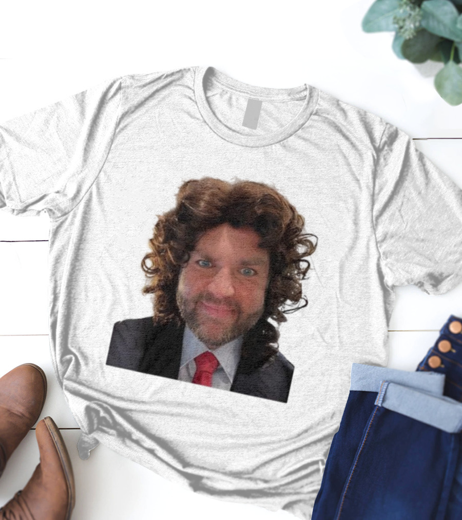 JD Vance Wavy Hair Humor Halloween T-Shirt