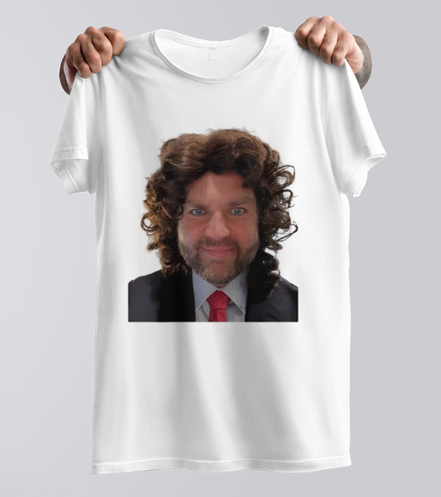 JD Vance Wavy Hair Humor Halloween T-Shirt