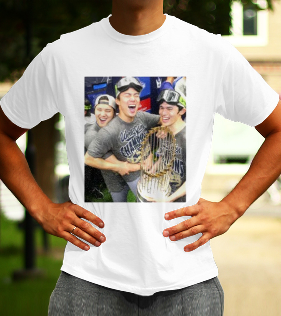 Los Angeles Dodgers World Series Champions 2025 Celebration Moment T-Shirt