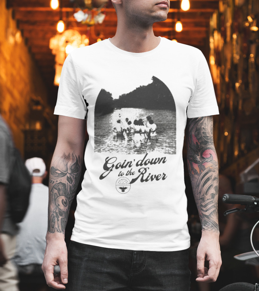 Goin' Down To The River Baptism Scene T-Shirt