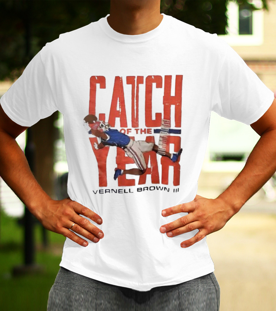 Vernell Brown III Catch Of The Year Football Action T-Shirt