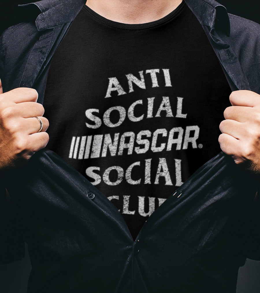 Anti Social Social Club NASCAR Collaboration Speed Graphic T-Shirt